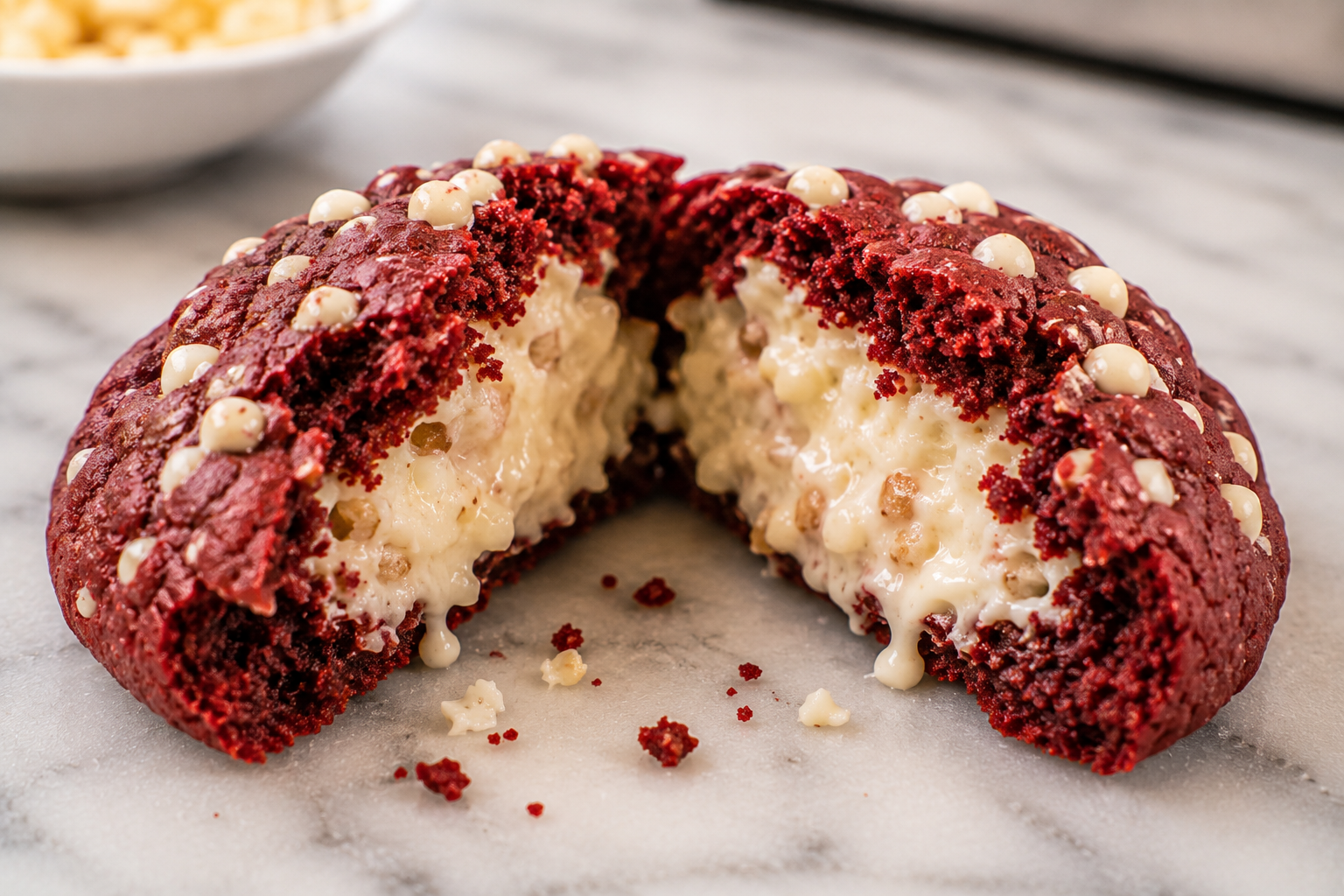 🎀 Red Crunch Cookie