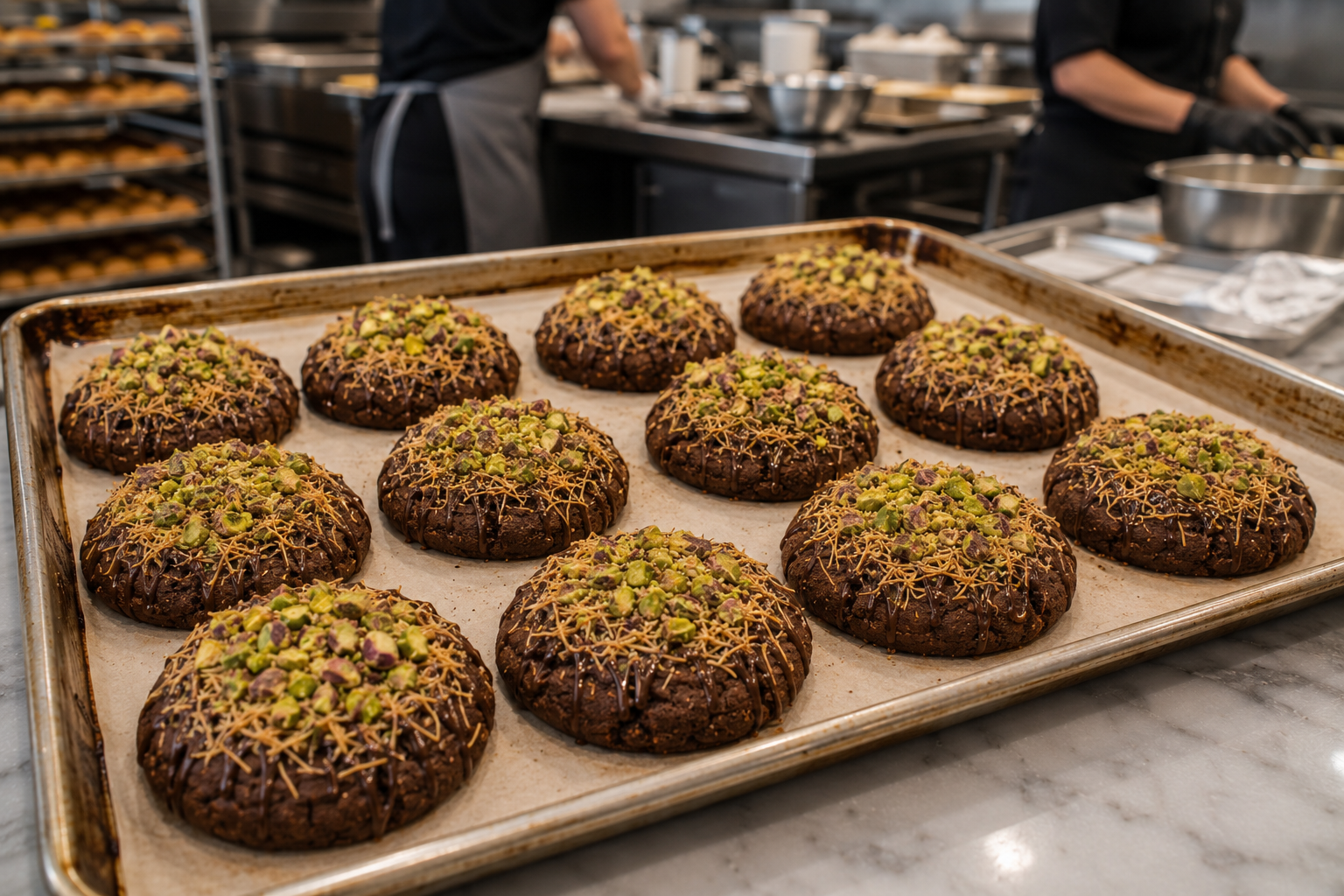 🍫 Dubai Chocolate Crunch Cookie