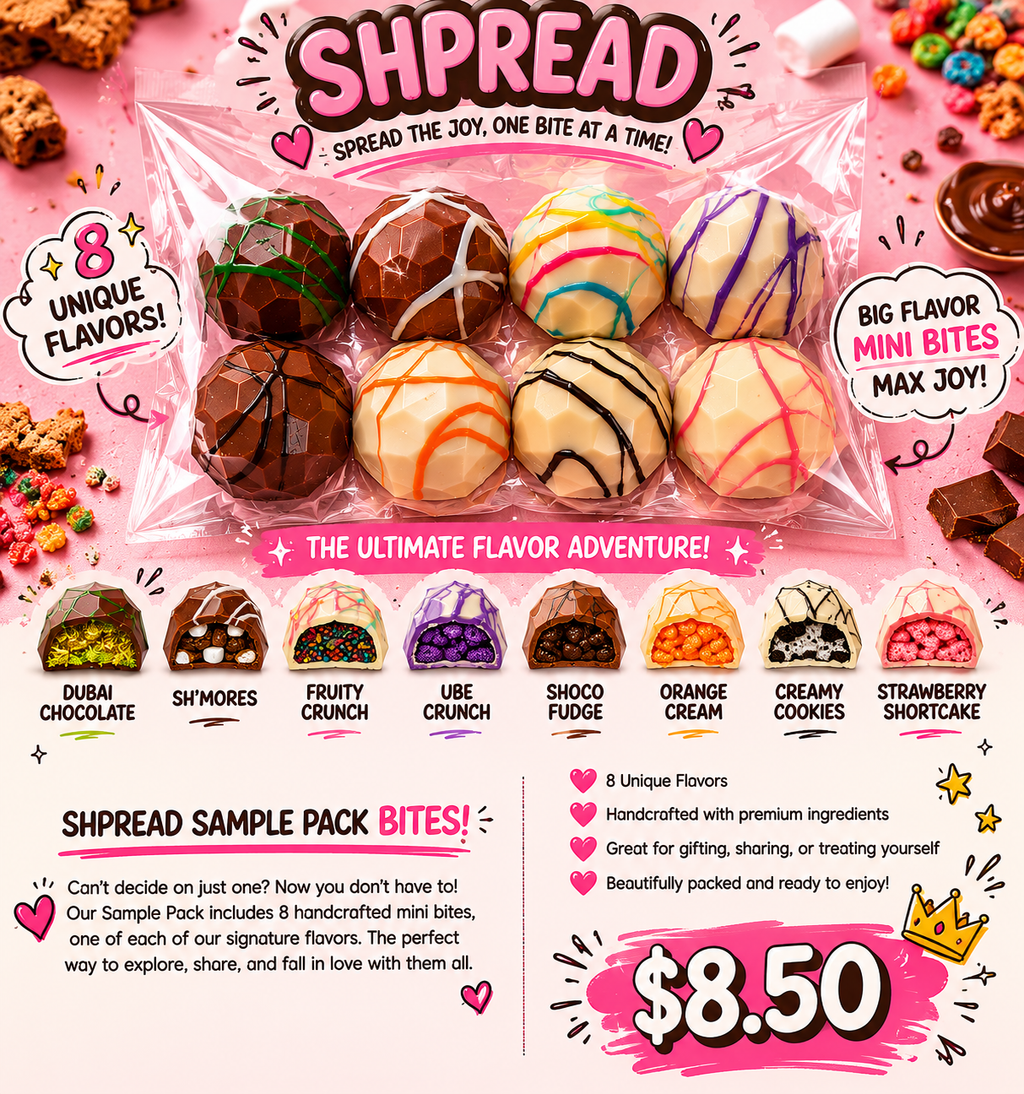 🍫✨ SHPREAD Sample Pack BITES! ✨🍫
